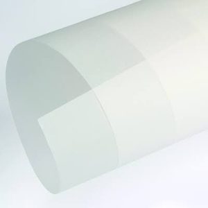 Curious Translucent Clear premium tracing paper showing a high-clarity, cloudless see-through matte finish.